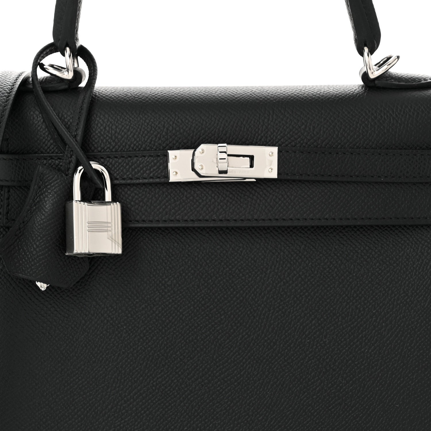 Hermes Epsom Kelly Sellier 25 Black 8 of 11