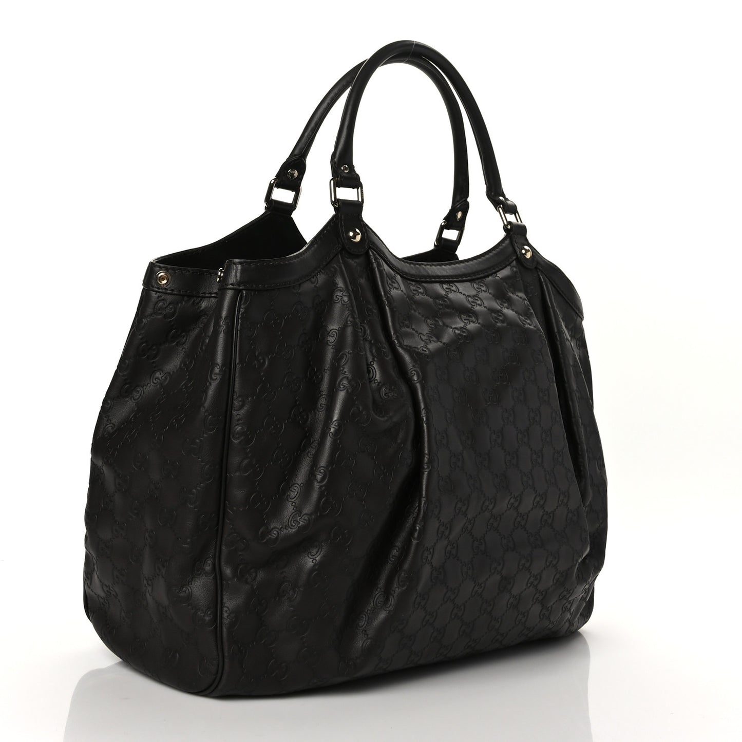Guccissima Vitello Tender Large Sukey Tote Testa di Moro