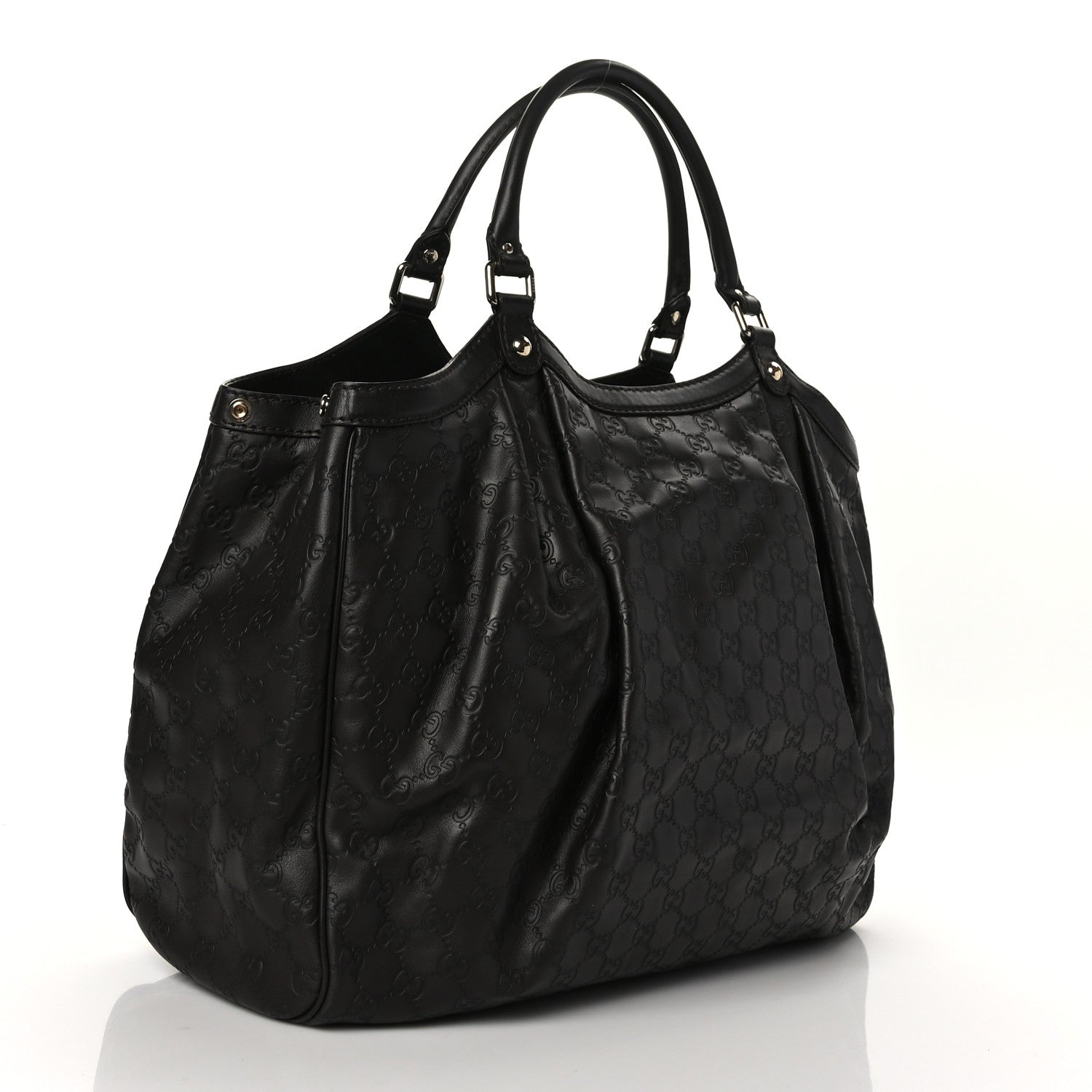 Gucci Guccissima Vitello Tender Large Sukey Tote Testa di Moro 3 of 9