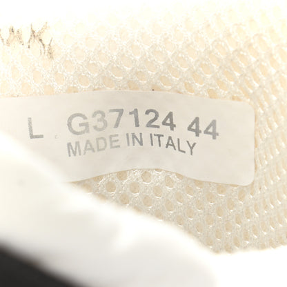 Chanel Nylon Suede Calfskin CC Sneakers 44 White Dark Grey 7 of 8