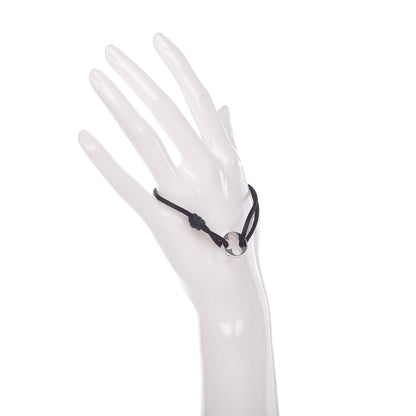 Louis Vuitton 18K White Gold Cord Empreinte Adjustable Bracelet Black 2 of 6