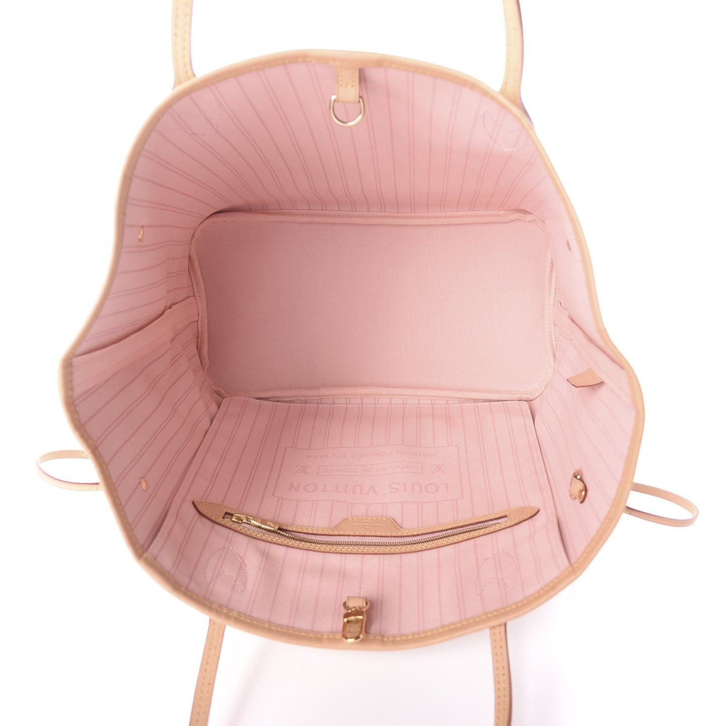 Damier Azur Neo Neverfull MM Rose Ballerine
