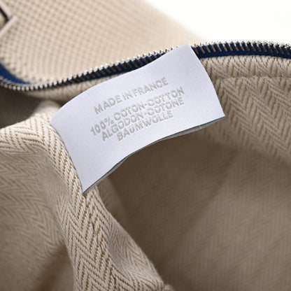 Hermes Canvas Large Bride-A-Brac Cabriole Case Gris Perle 7 of 9