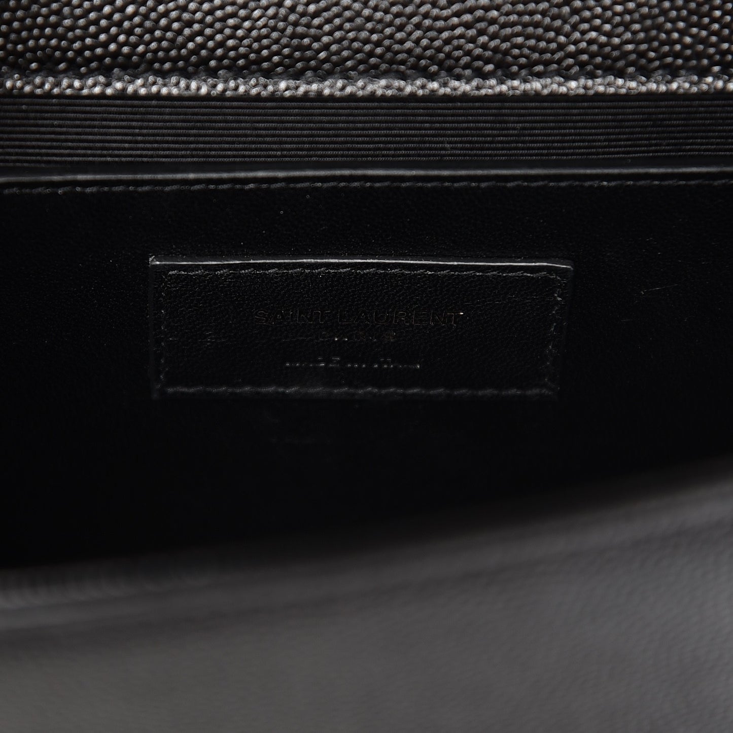 Grain De Poudre Medium Classic Monogram Kate Satchel Black