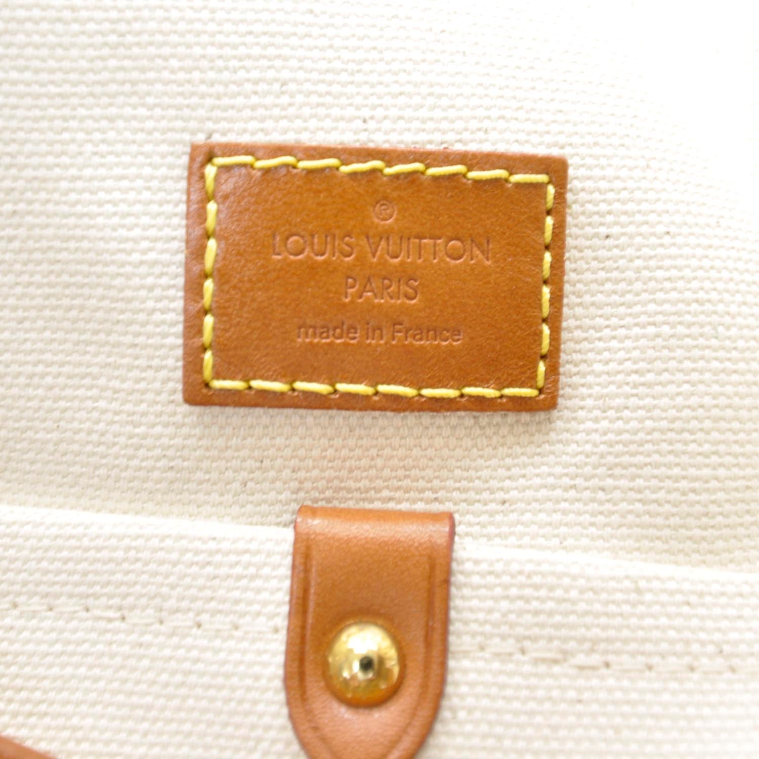 Louis Vuitton Monogram Rayures Tisse Clutch Red 8 of 9