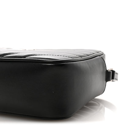 Saint Laurent Calfskin Matelasse Monogram Lou Camera Bag Black 9 of 9