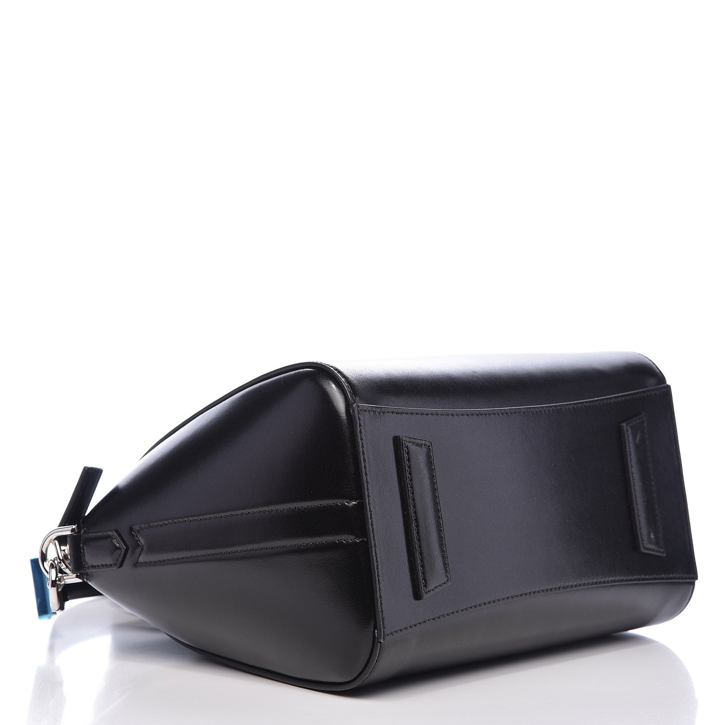 Shiny Lord Calfskin Small Antigona Black