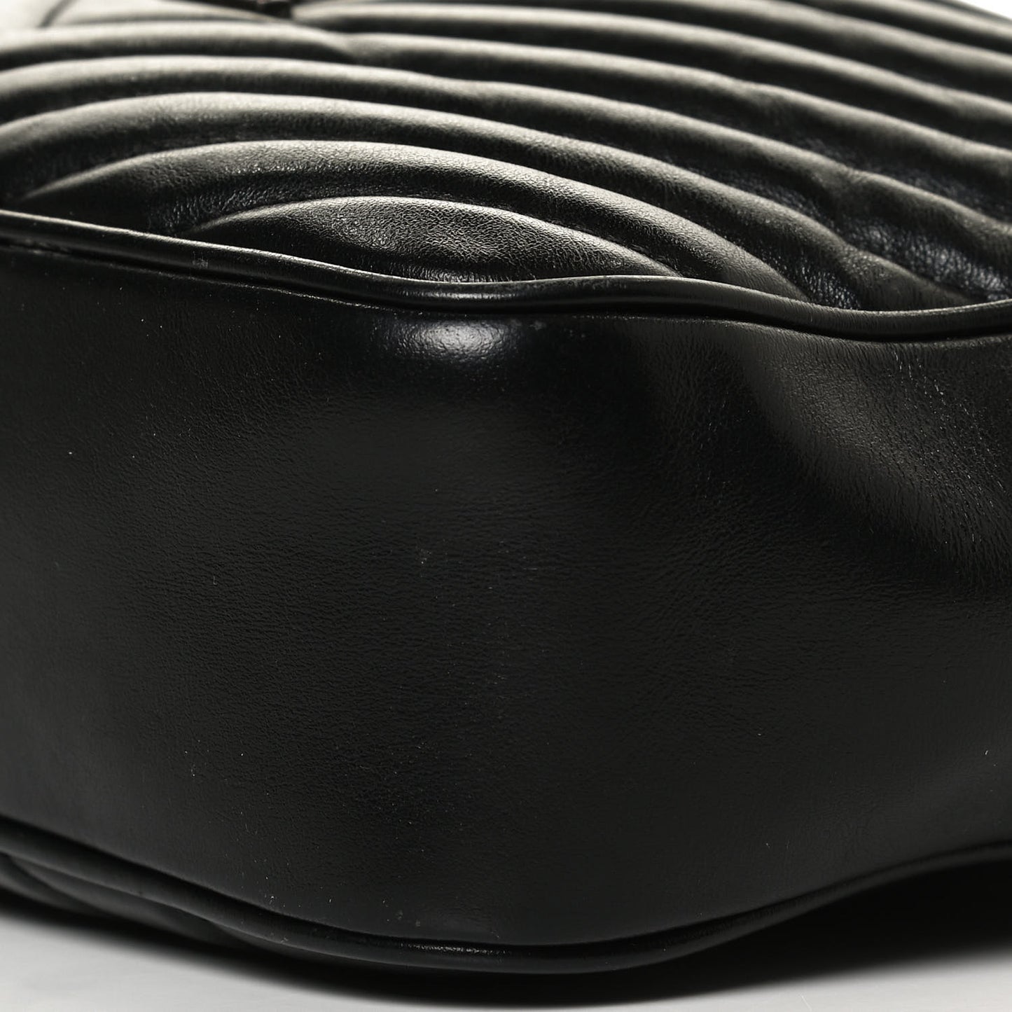 Calfskin Matelasse Monogram Lou Camera Bag Black