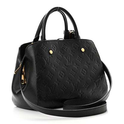 Louis Vuitton Empreinte Montaigne BB Black 3 of 9