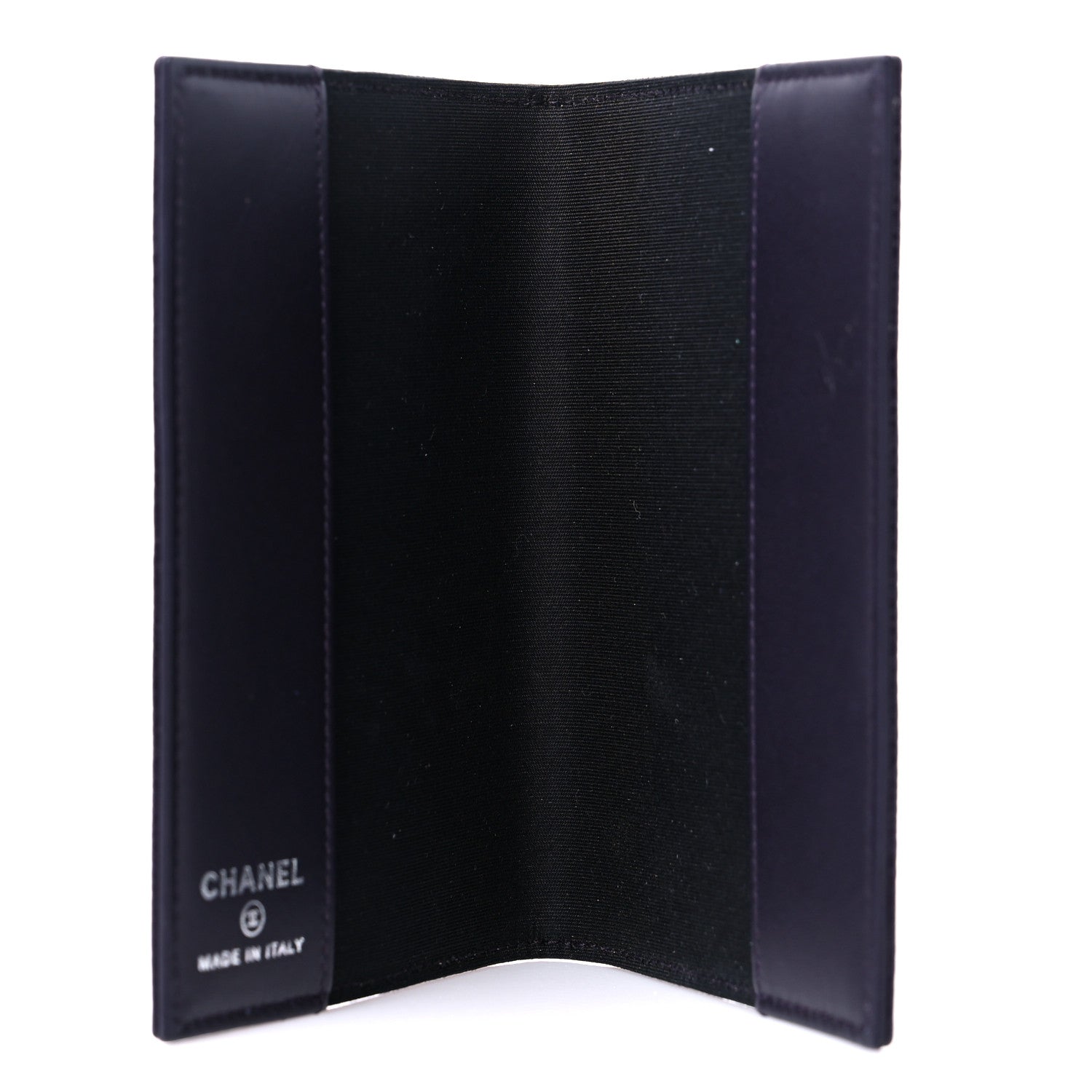 Chanel Caviar Timeless Passport Holder Dark Purple 5 of 9