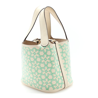 Hermes Swift Micro Lucky Daisy Picotin Lock Nata Vert 3 of 10