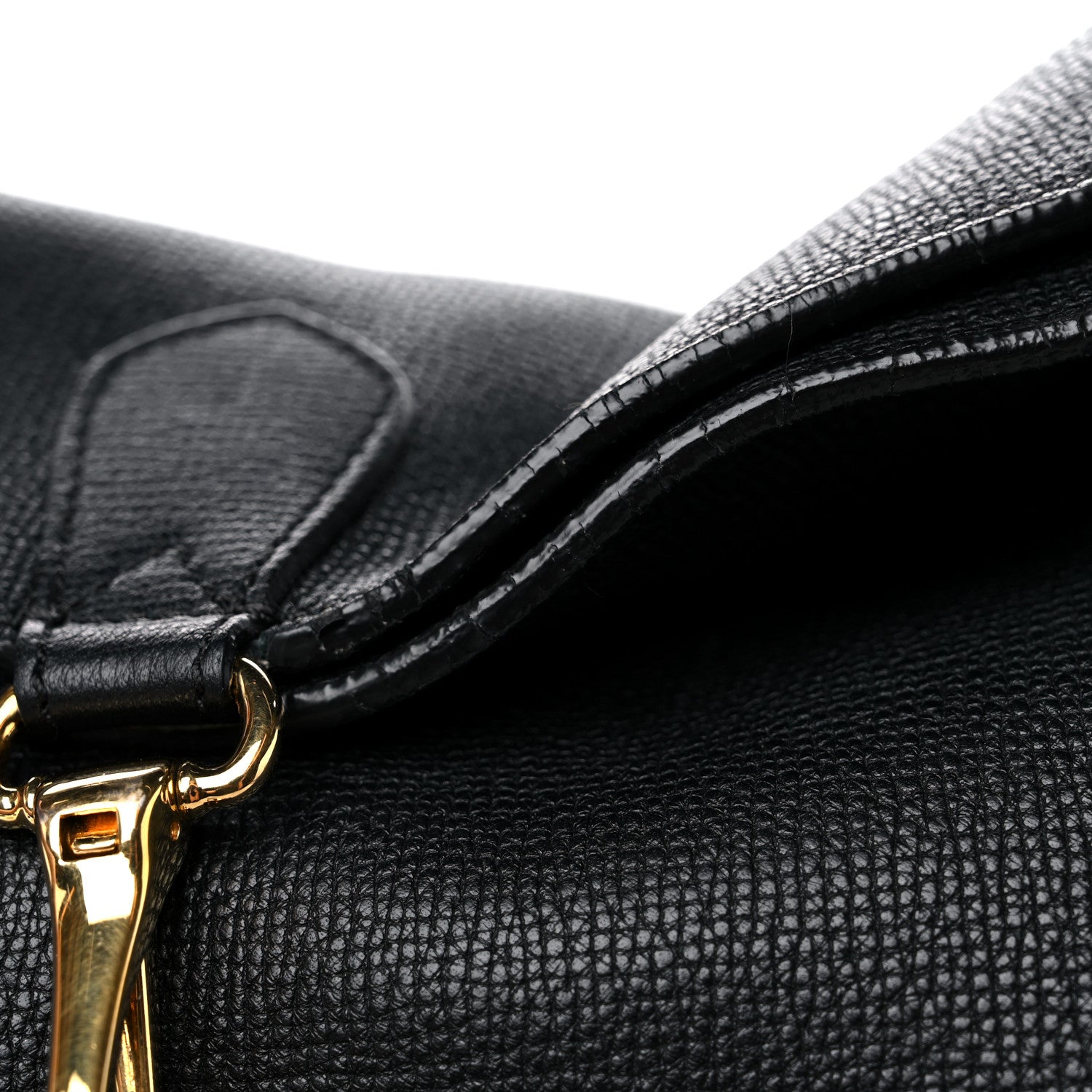 Burberry Derby Calfskin House Check Cornwall Hobo Black 10 of 10