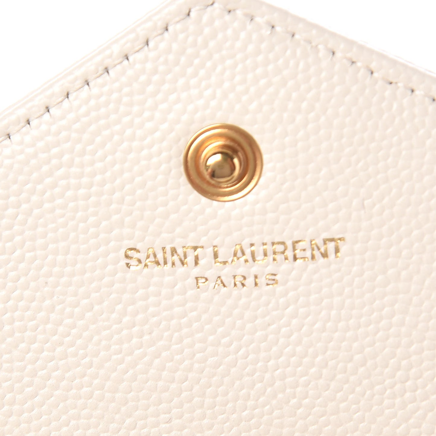 Grain De Poudre Matelasse Chevron Monogram Chain Wallet Porcellana
