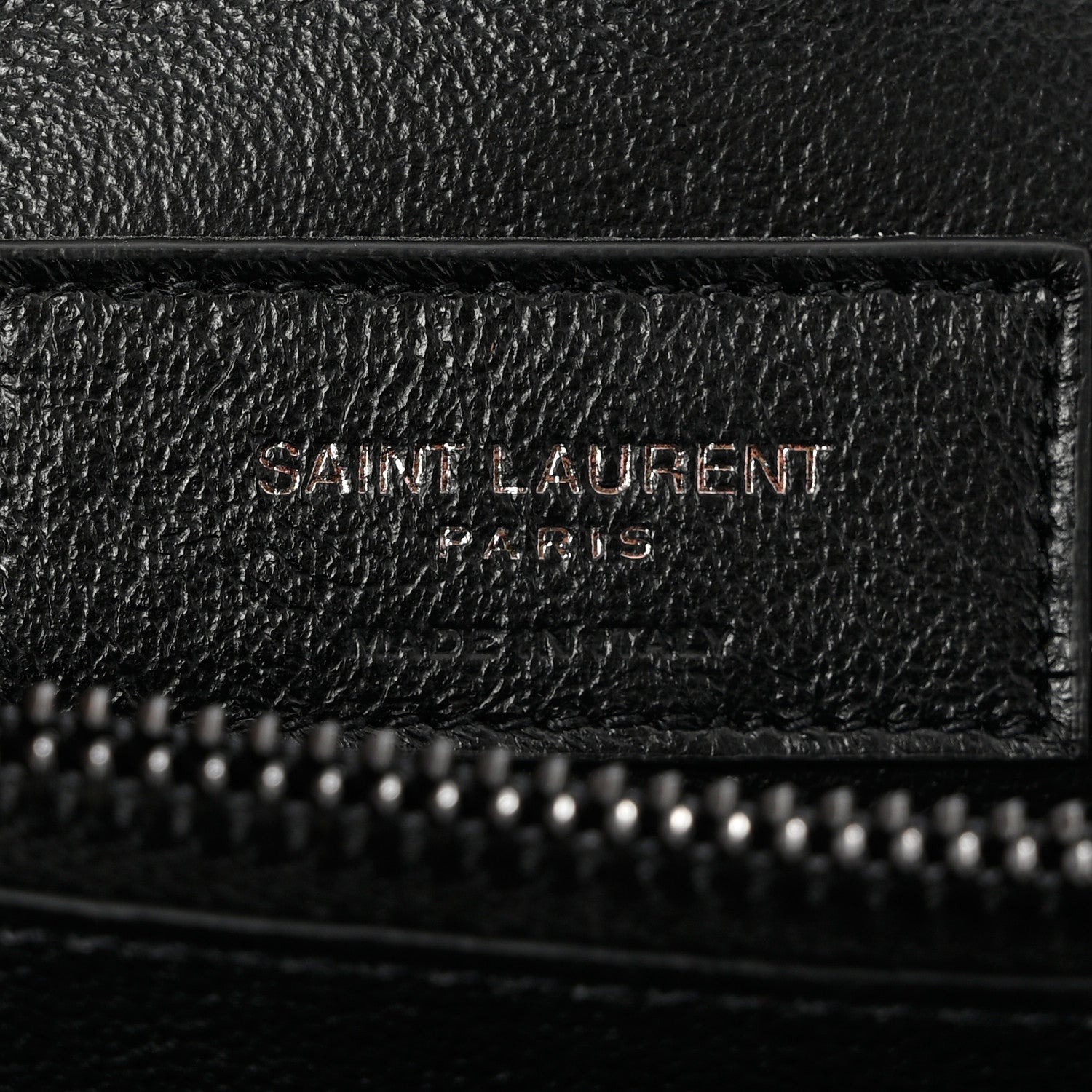Saint Laurent Sheepskin Matelasse Chevron Monogram Monochrome Large College Satchel Black 6 of 10