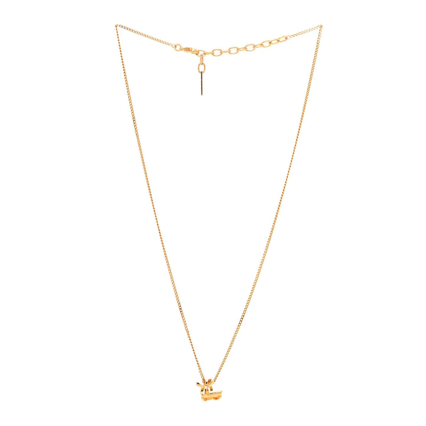 Metal Opyum Twist Necklace Gold