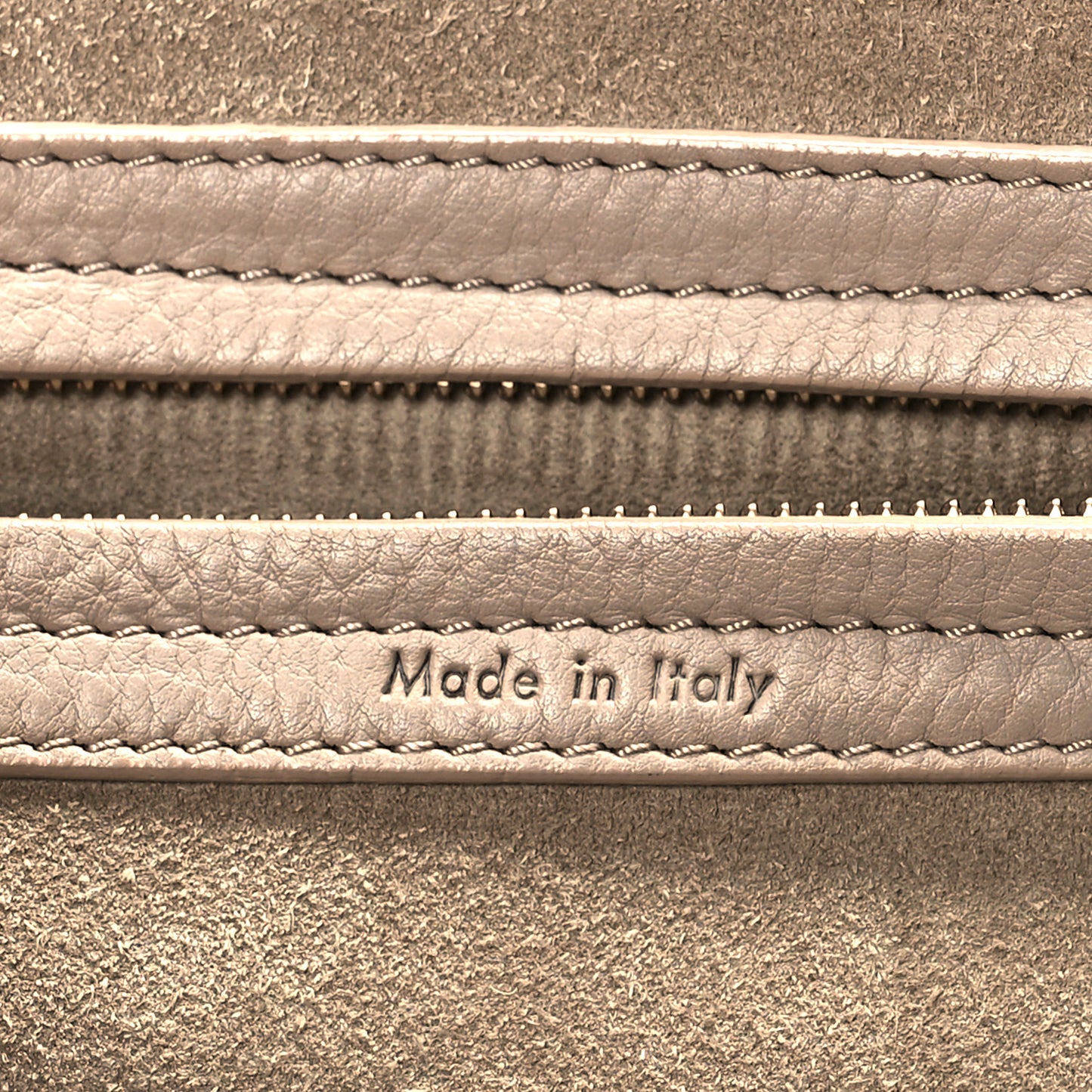 Supple Calfskin Medium Phantom Luggage Beige