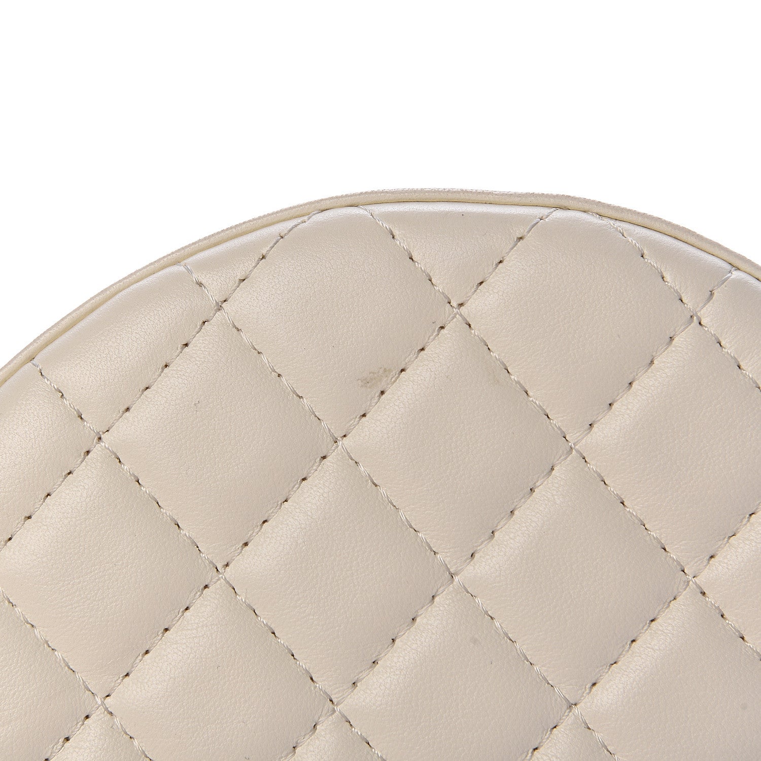 Chanel Lambskin Coco Lifesaver Round Bag Black White 8 of 11