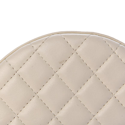 Chanel Lambskin Coco Lifesaver Round Bag Black White 8 of 11