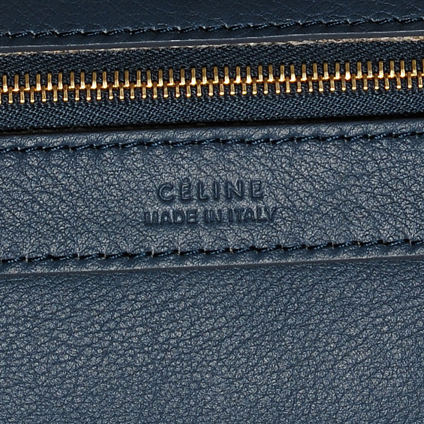 Grained Calfskin Medium Horizontal Cabas Phantom Slate