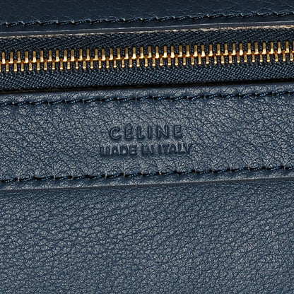 Celine Grained Calfskin Medium Horizontal Cabas Phantom Slate 6 of 7