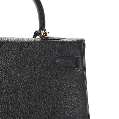 Hermes Togo Kelly Retourne 35 Black 9 of 33