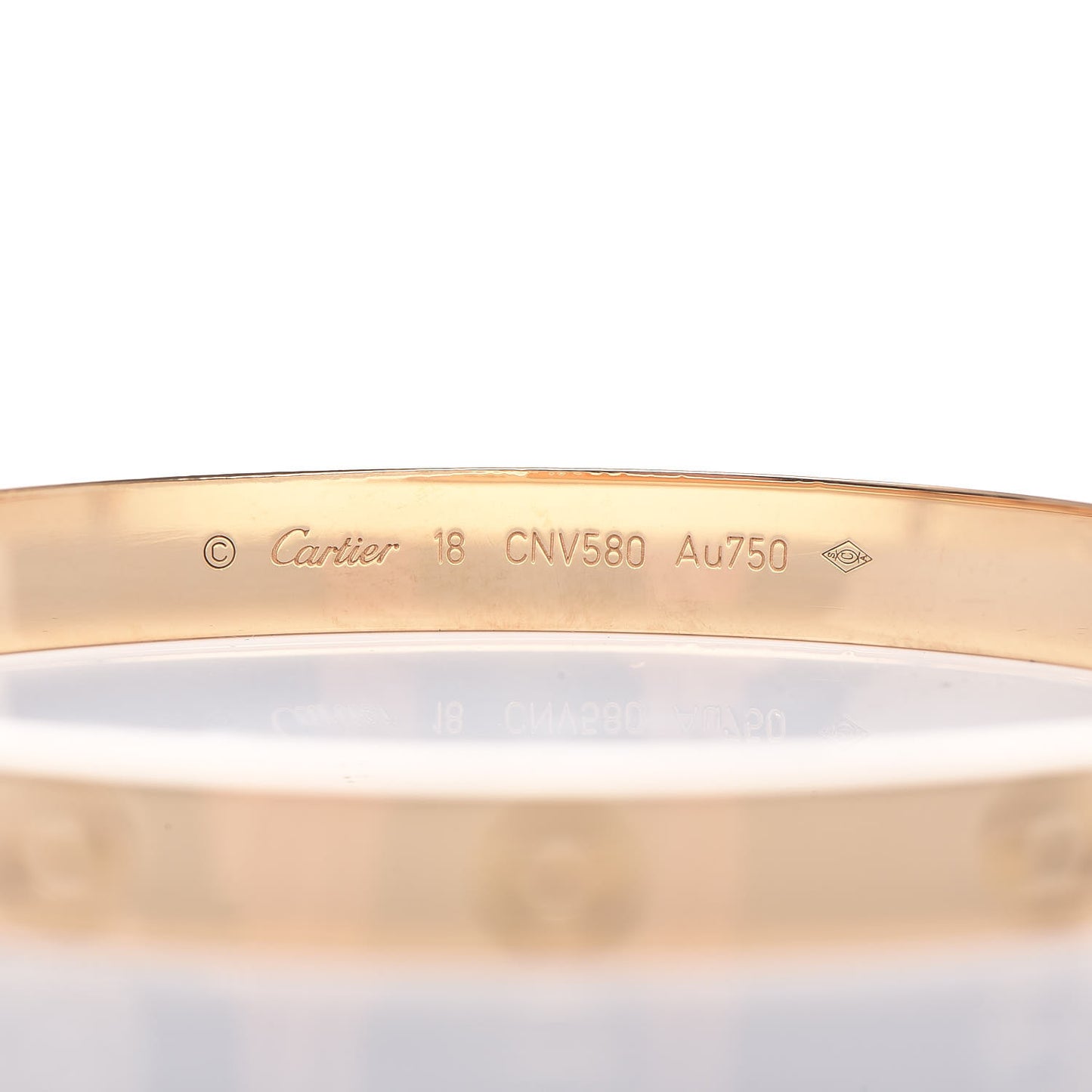 18K Yellow Gold LOVE Bracelet 18