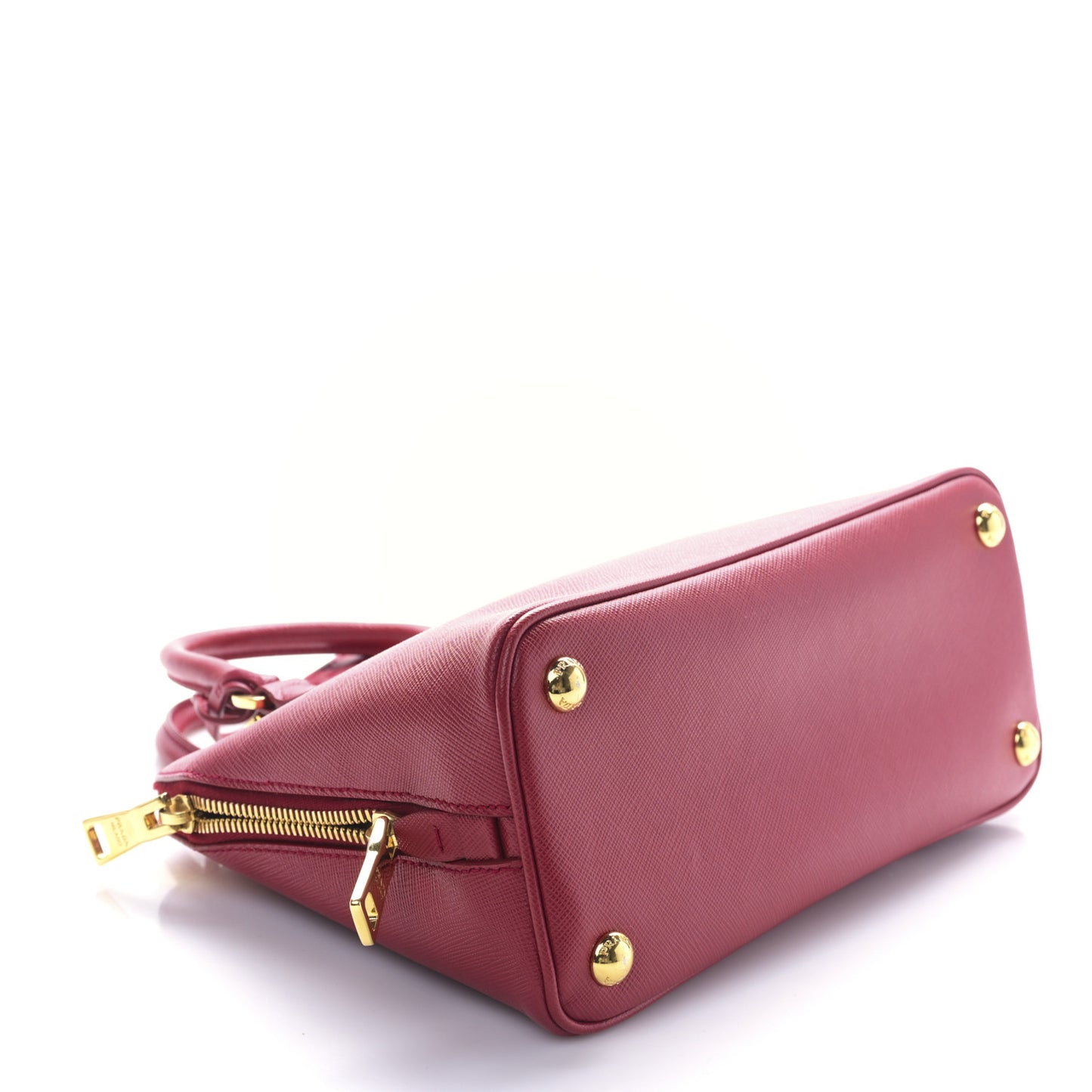 Saffiano Lux Small Promenade Tote Cerise