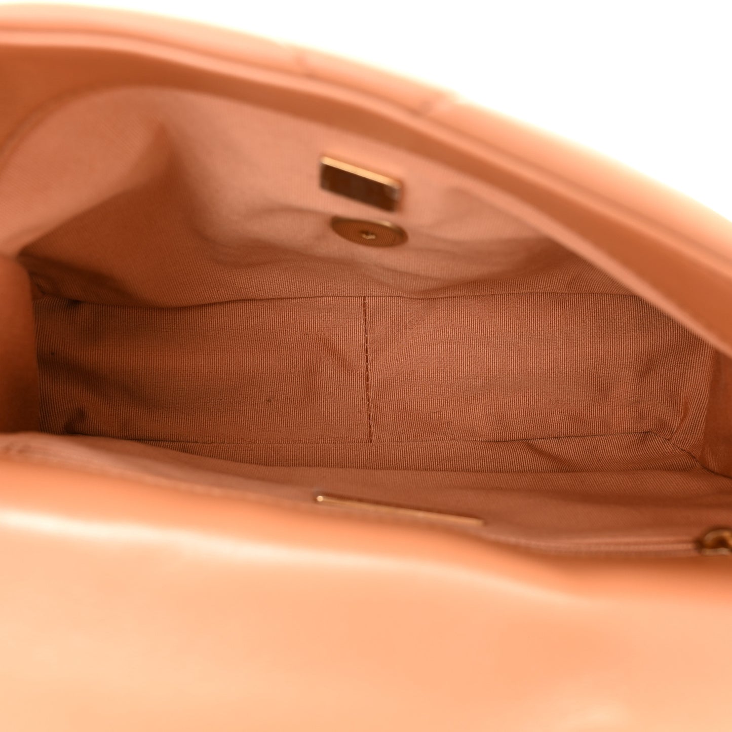 Lambskin Quilted Medium Chanel 19 Flap Brown