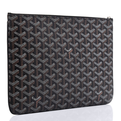 Goyard Goyardine Senat Pochette MM Black 3 of 9