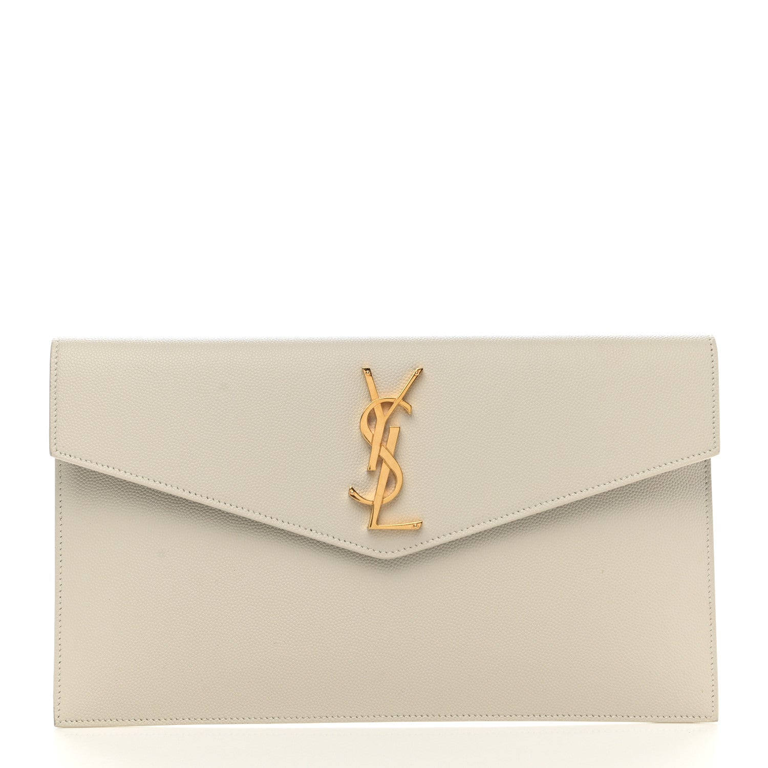 Saint Laurent Grain De Poudre Uptown Pouch Crema Soft 1 of 7