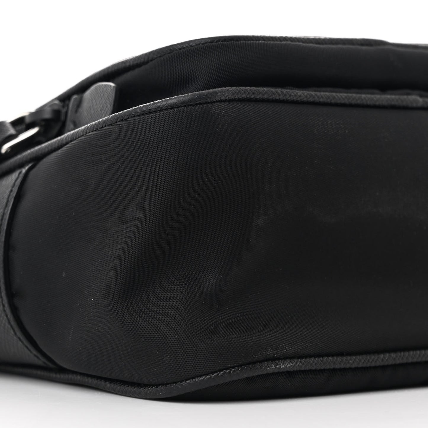 Re-Nylon Saffiano Mini Re-Edition 2005 Camera Bag Black