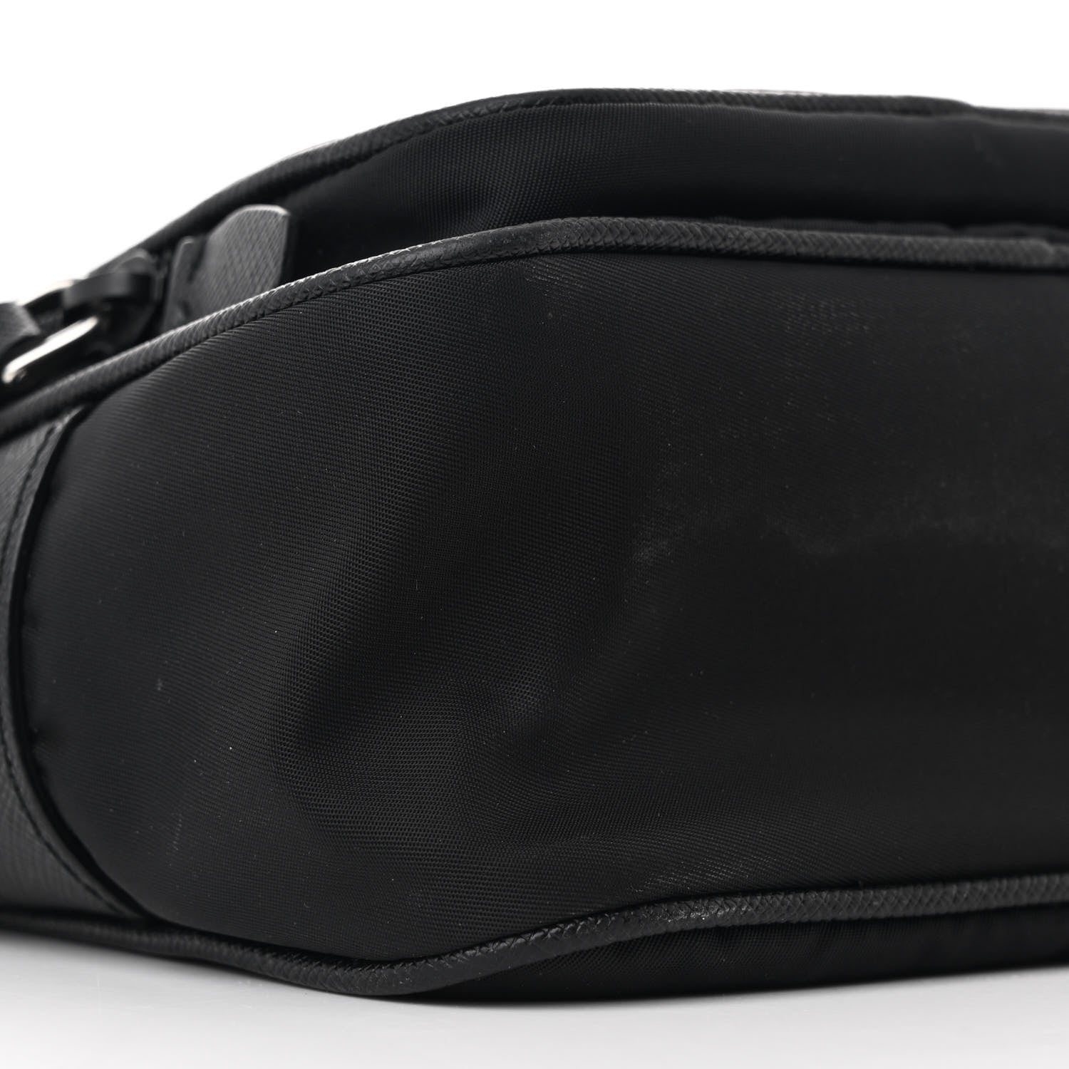 Prada Re-Nylon Saffiano Mini Re-Edition 2005 Camera Bag Black 11 of 11