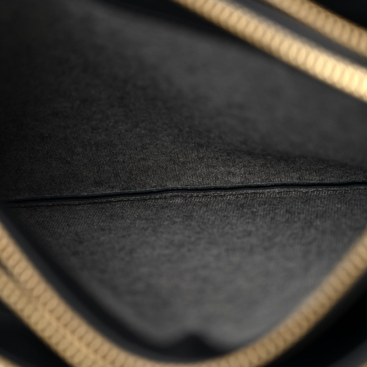 Lambskin Large Trio Crossbody Bag Black