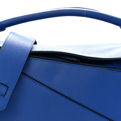 Loewe Calfskin Medium Puzzle Bag Electric Blue 8 of 13