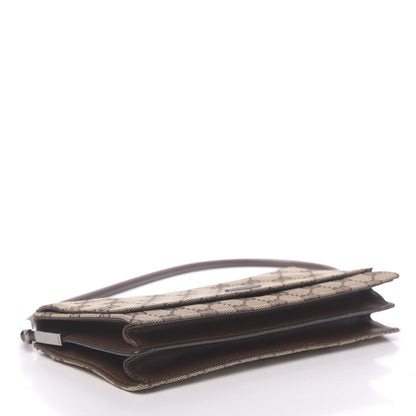 Gucci Monogram Flap Bag Brown 4 of 14
