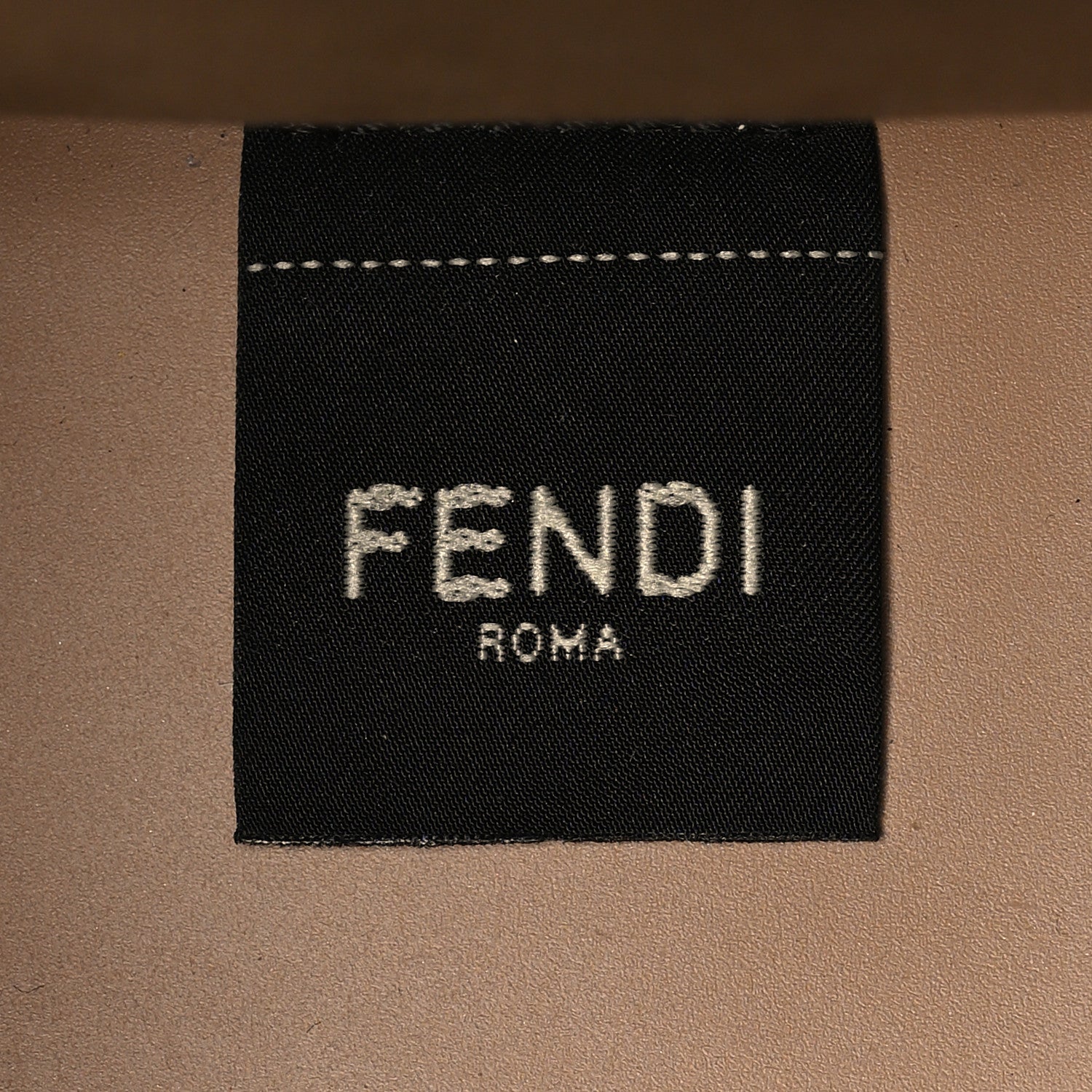 Fendi Vitello King Ceylon Plexiglass Woven Logo Debossed Small Fendi Sunshine Shopper Tote Miele Scuro 6 of 10