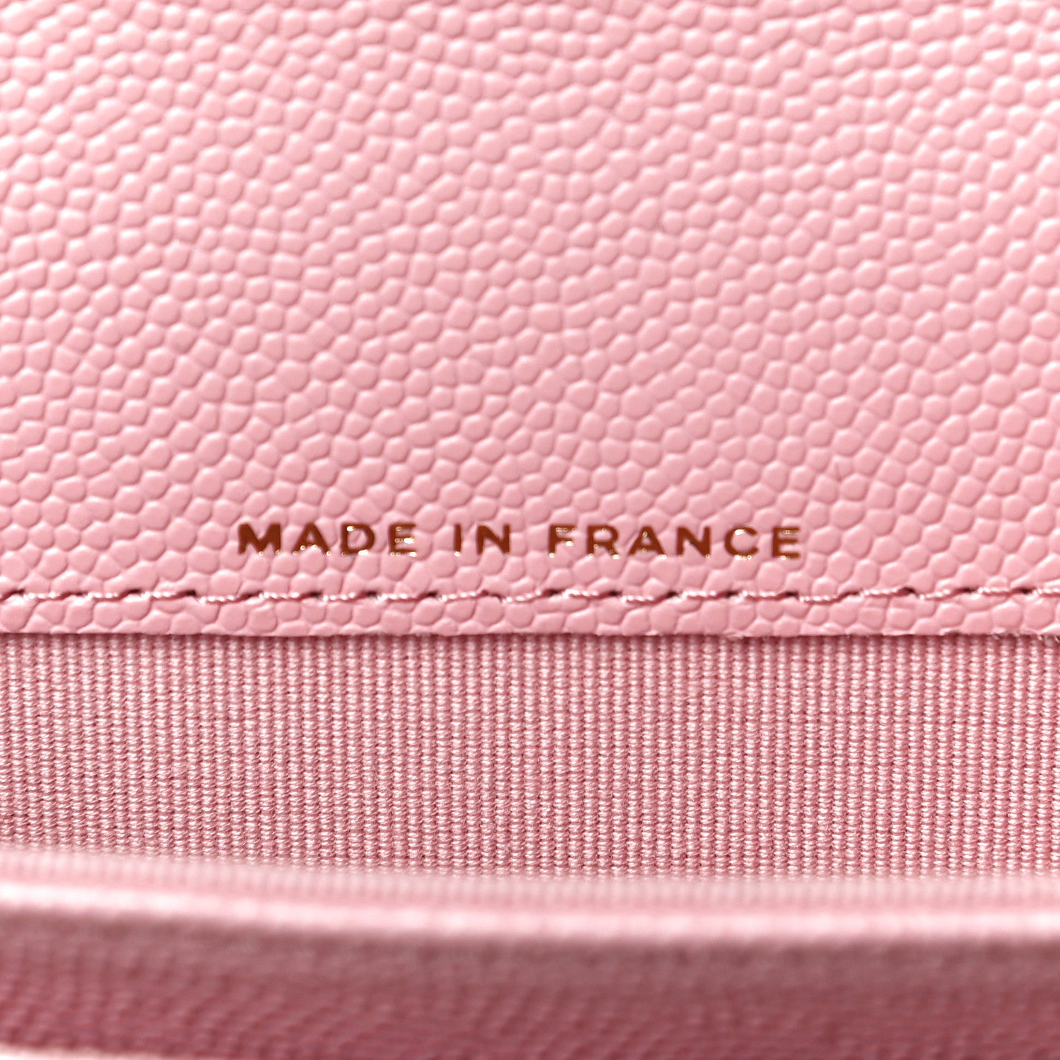 Chanel Caviar Quilted Flap Card Holder Wallet Light Pink 6 of 10