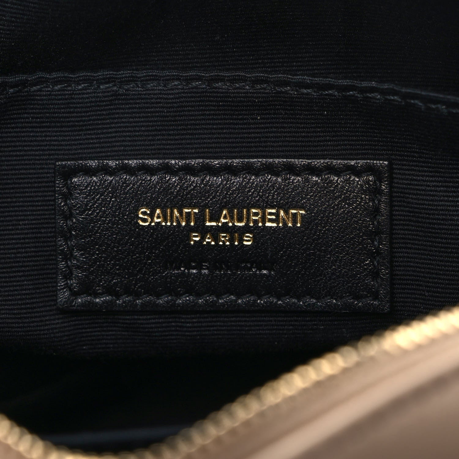 Saint Laurent Calfskin Matelasse Monogram Lou Belt Bag Dark Beige 6 of 9
