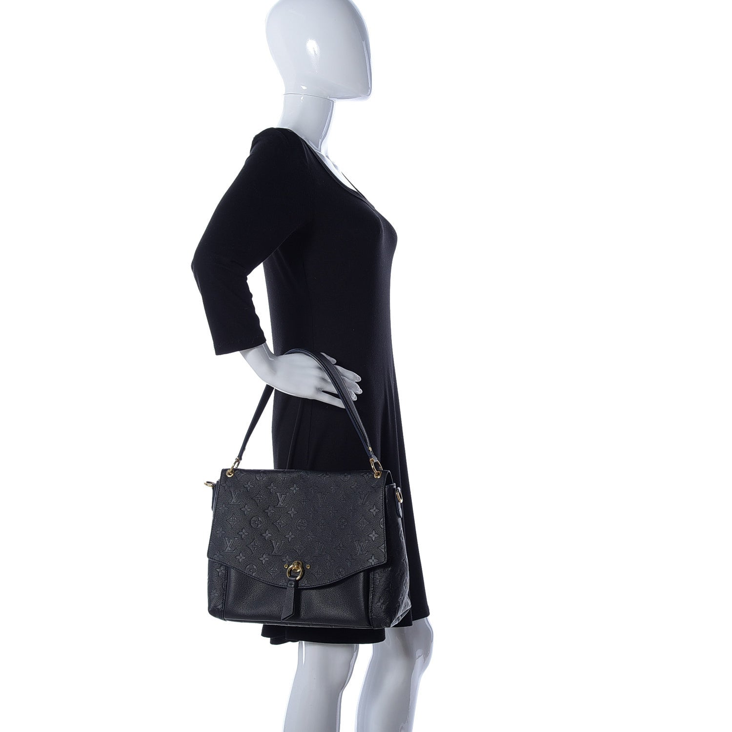 Louis Vuitton Empreinte Blanche MM Black 3 of 15