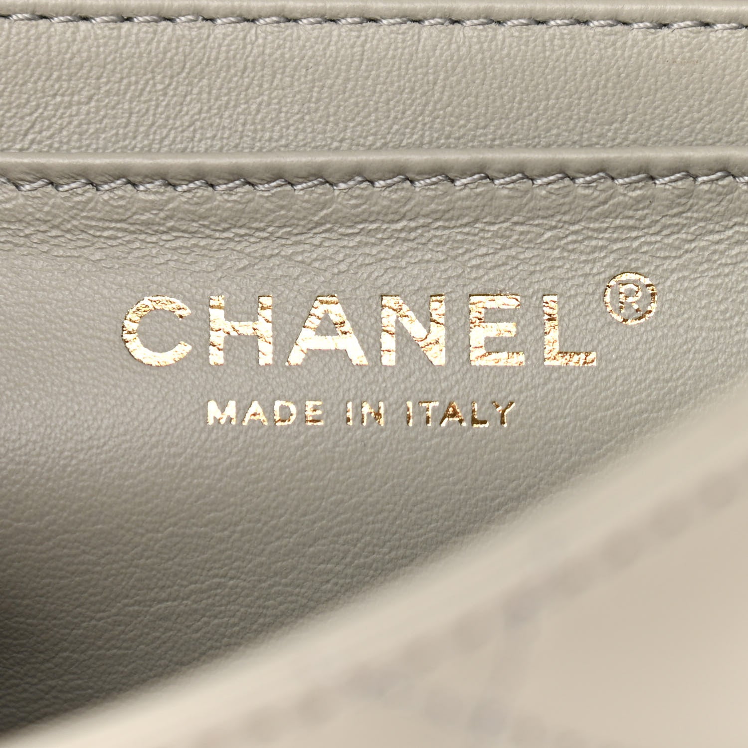 Chanel Lambskin Quilted Mini Pearl Crush Flap Light Grey 8 of 11