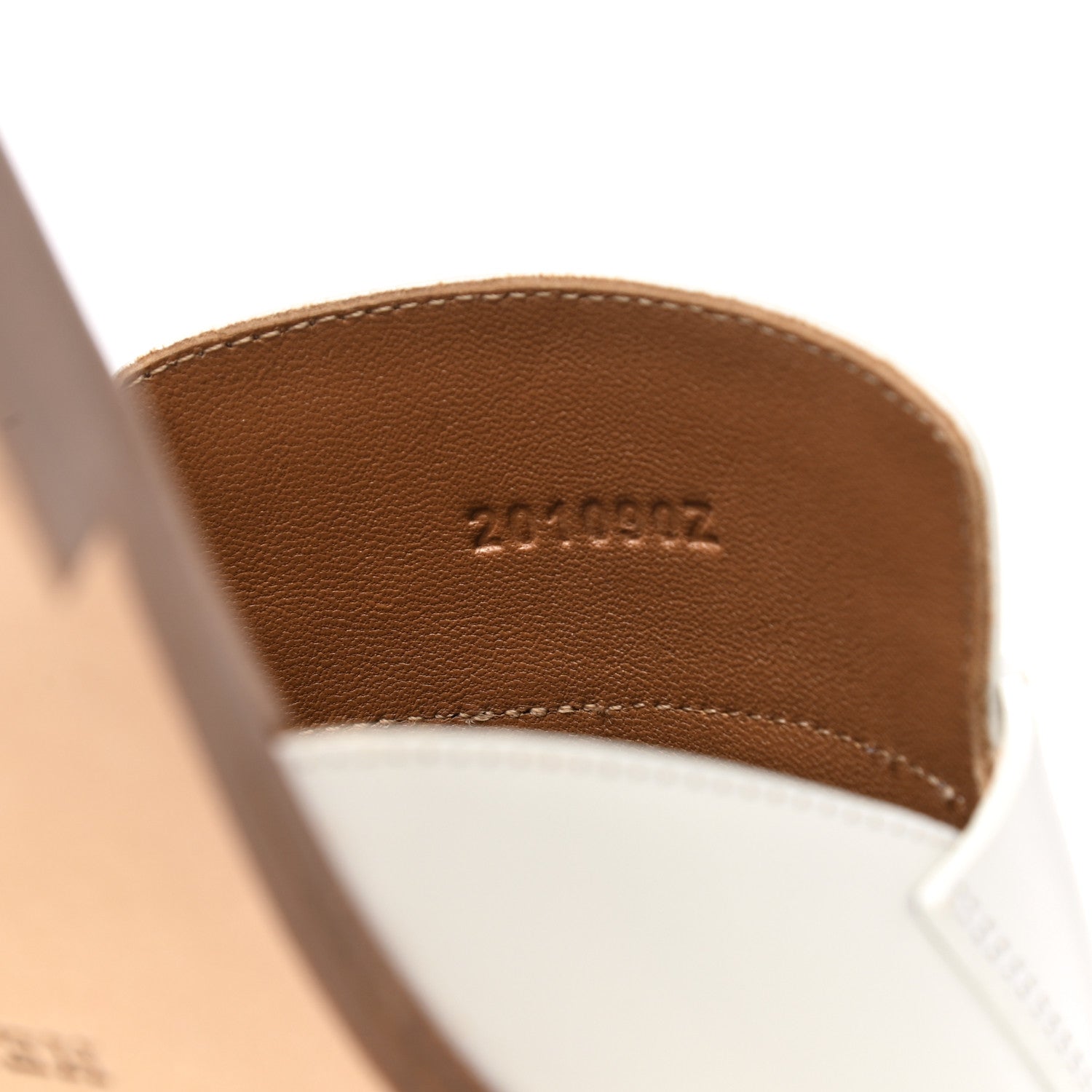 Hermes Calfskin Auteuil Sandals 40 White 8 of 8