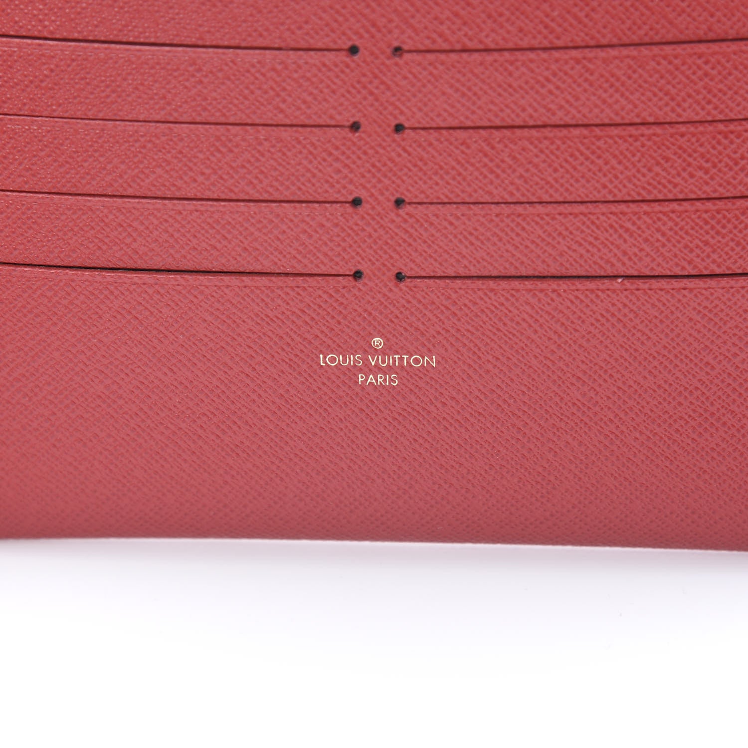 Louis Vuitton Calfskin Felicie Card Holder Insert Cherry 6 of 6