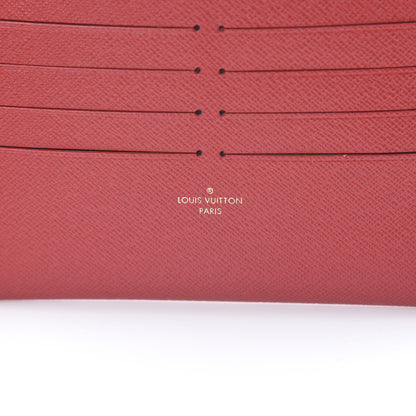 Louis Vuitton Calfskin Felicie Card Holder Insert Cherry 6 of 6