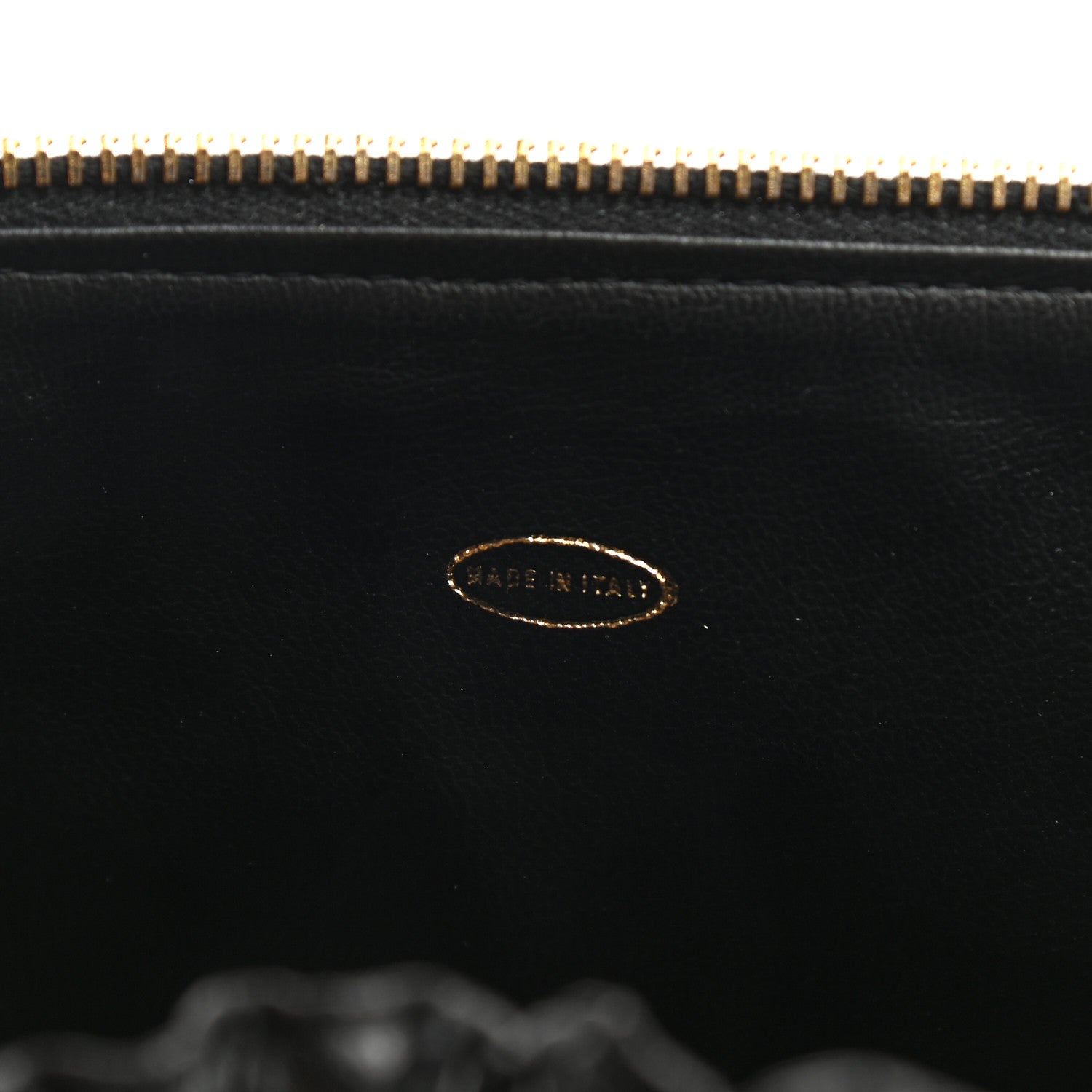 Chanel Lambskin Vanity Cosmetic Case Black 7 of 8