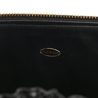 Chanel Lambskin Vanity Cosmetic Case Black 7 of 8