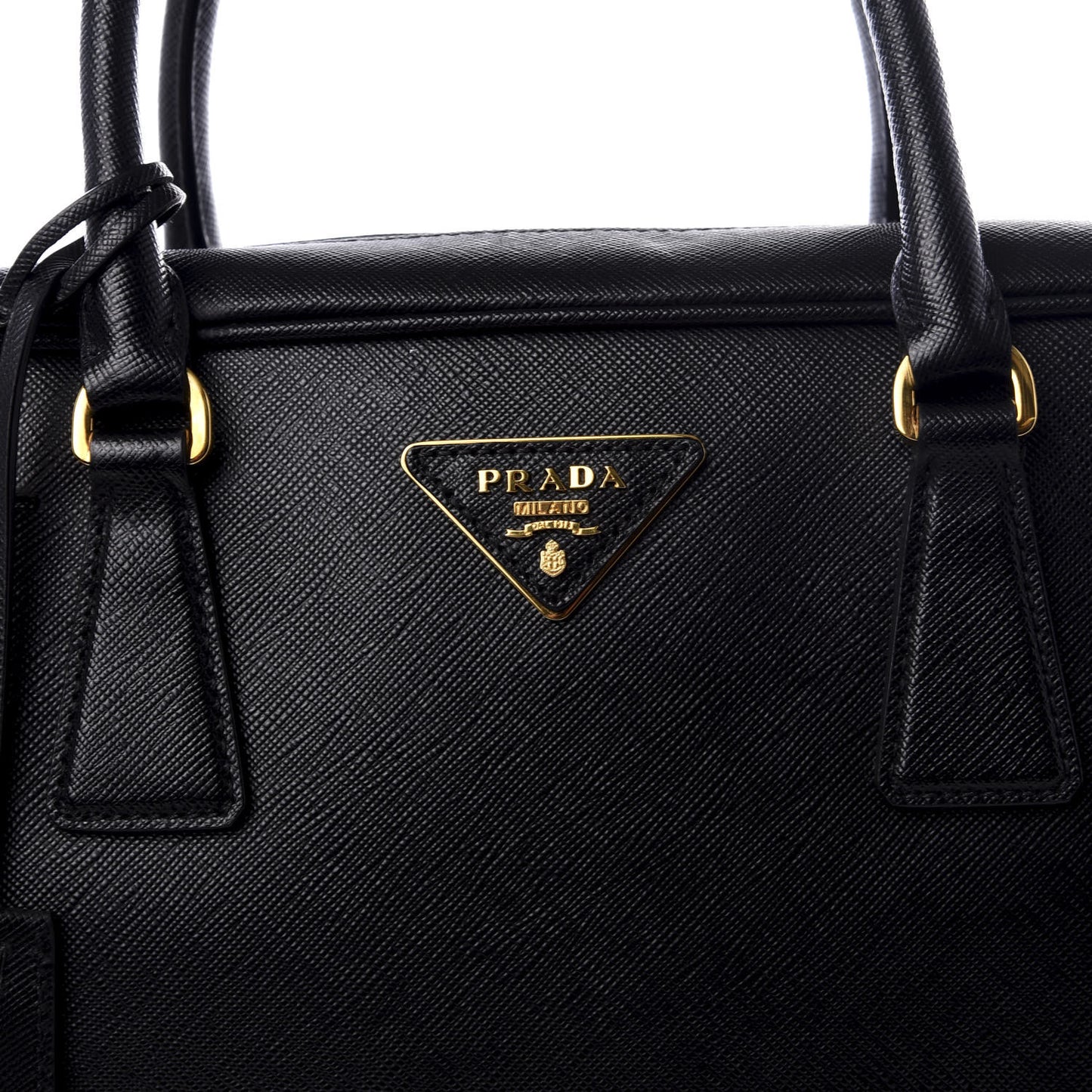 Saffiano Travel Briefcase Black