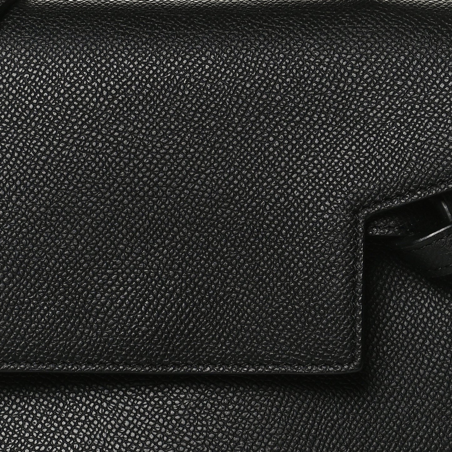 Grained Calfskin Nano Belt Bag Black