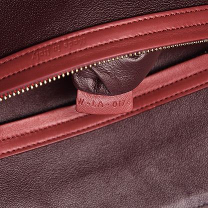 Celine Nubuck Medium Phantom Luggage Red 7 of 20
