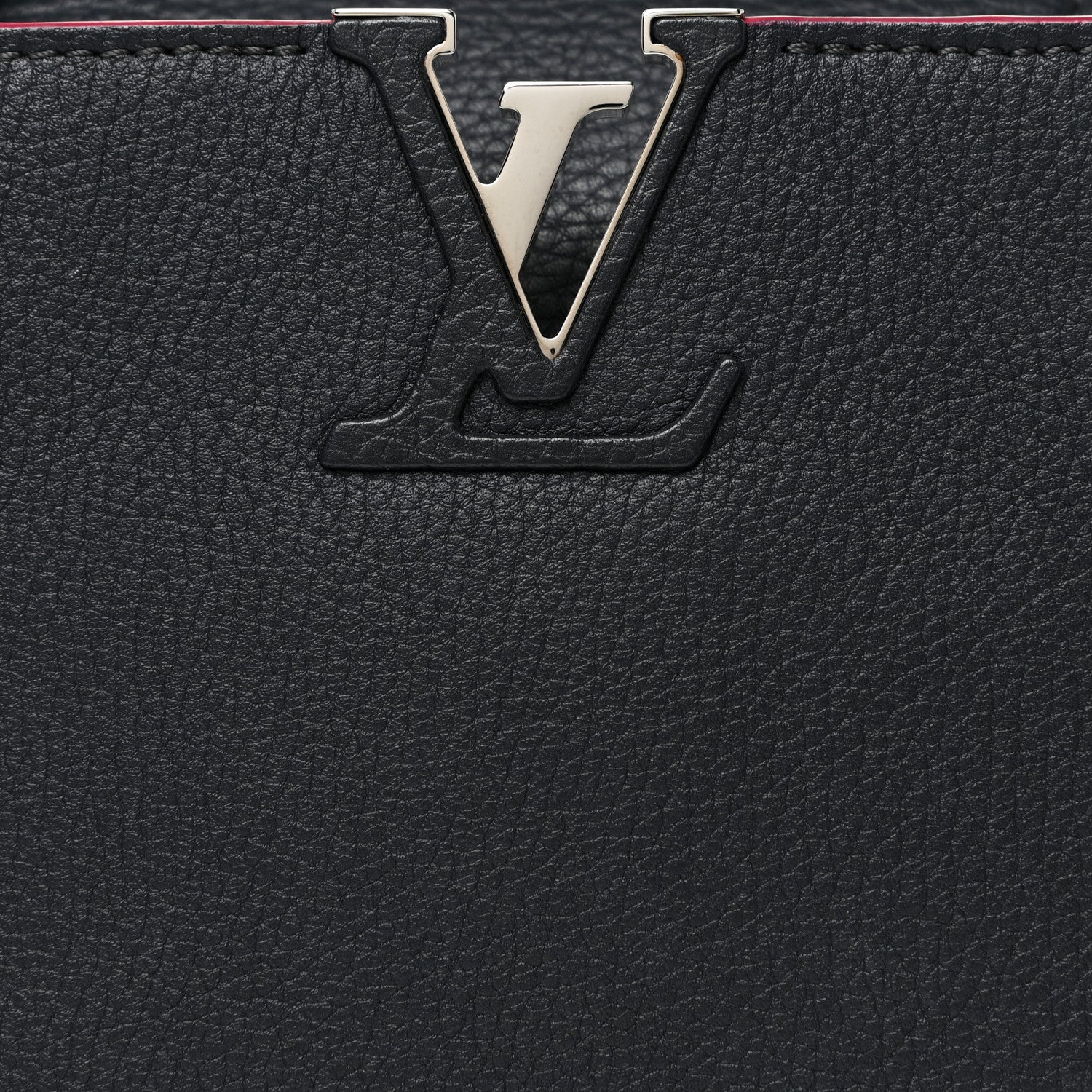 Louis Vuitton Taurillon Capucines BB Cobalt Fuchsia 8 of 11