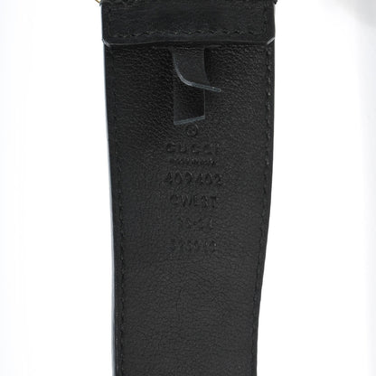 Gucci Calfskin Studded Marmont Belt 85 34 Black 5 of 5